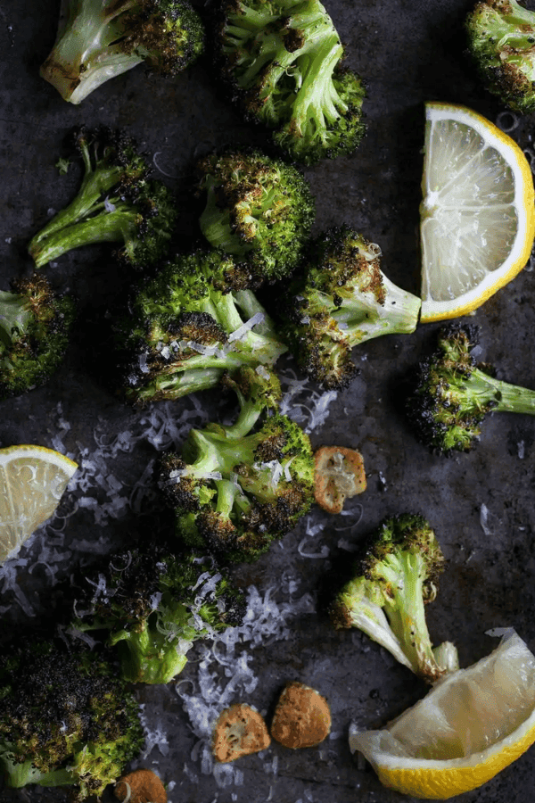 Roasted Broccoli with Garlic and Lemon