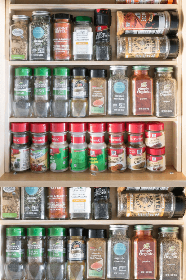 Spice Drawer Organizer