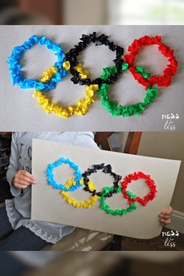 Tissue Paper Olympic Rings