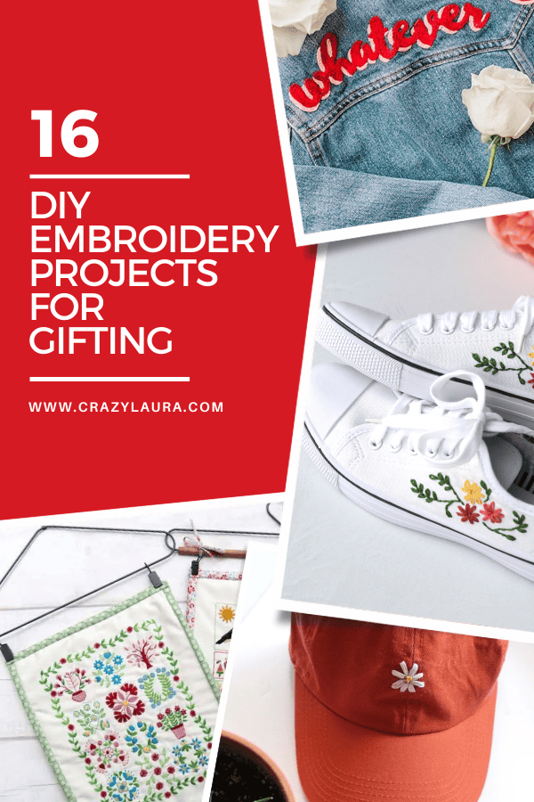 Make Their Day: 16 DIY Embroidery Projects for Gifting