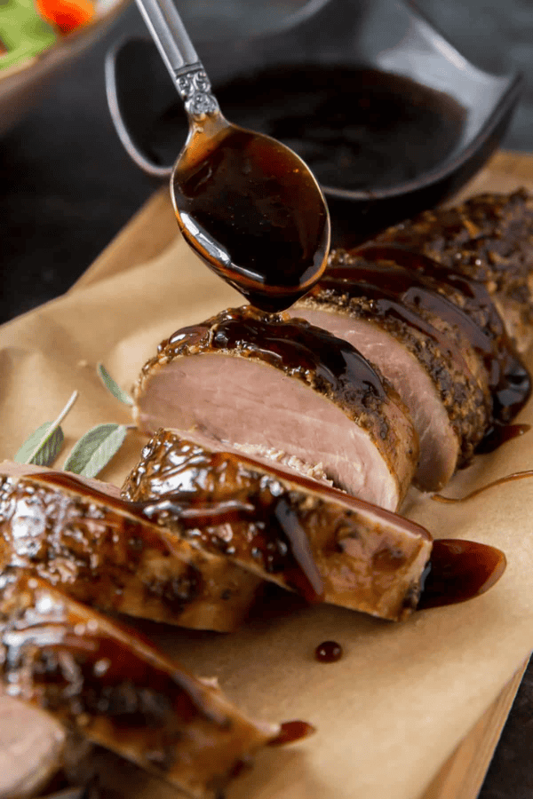 Balsamic Glazed Pork Tenderloin