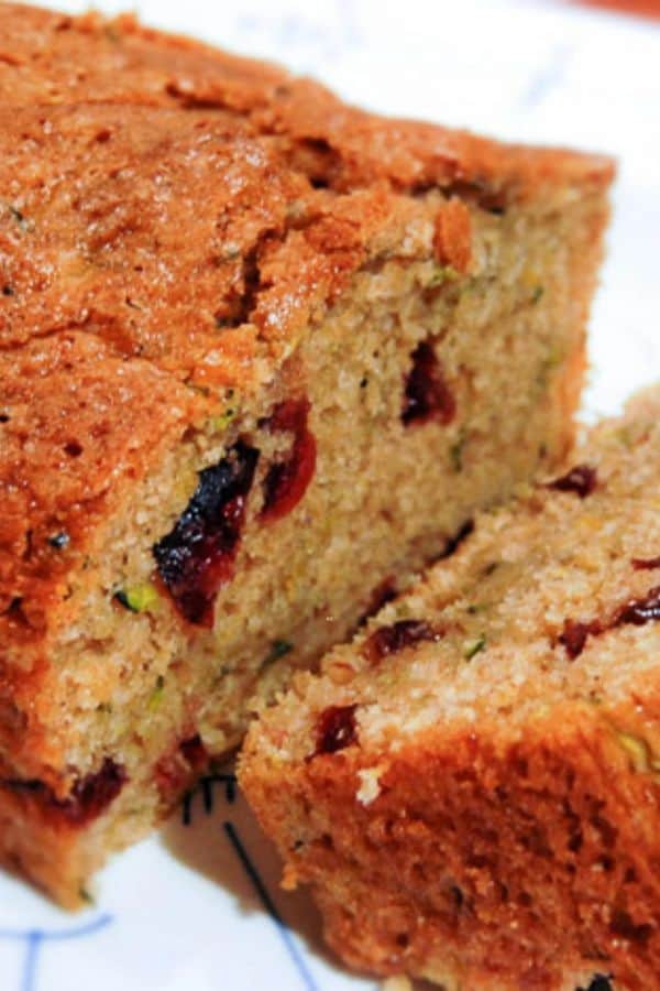 CRANBERRY ORANGE ZUCCHINI BREAD