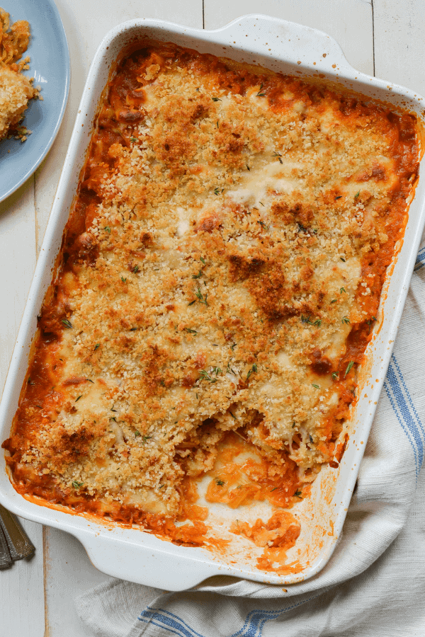 Cheesy Baked Spaghetti Squash with Marinara Sauce