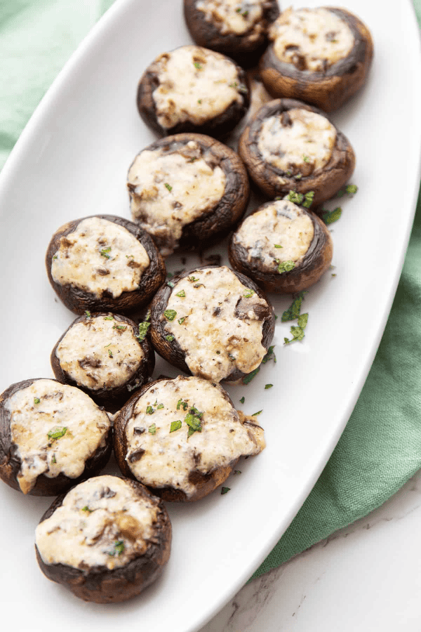 Cheesy Keto Stuffed Mushrooms