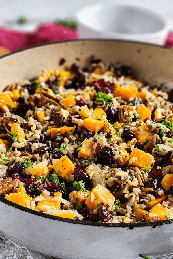 Cranberry Pecan Wild Rice Pilaf