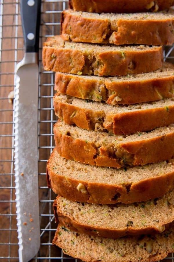 GREEK YOGURT ZUCCHINI BREAD