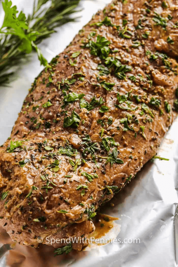 Herb-Crusted Pork Tenderloin