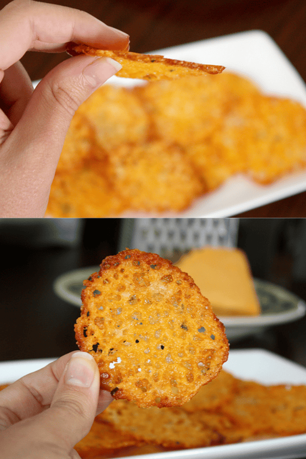 Homemade Baked Cheese Crisps