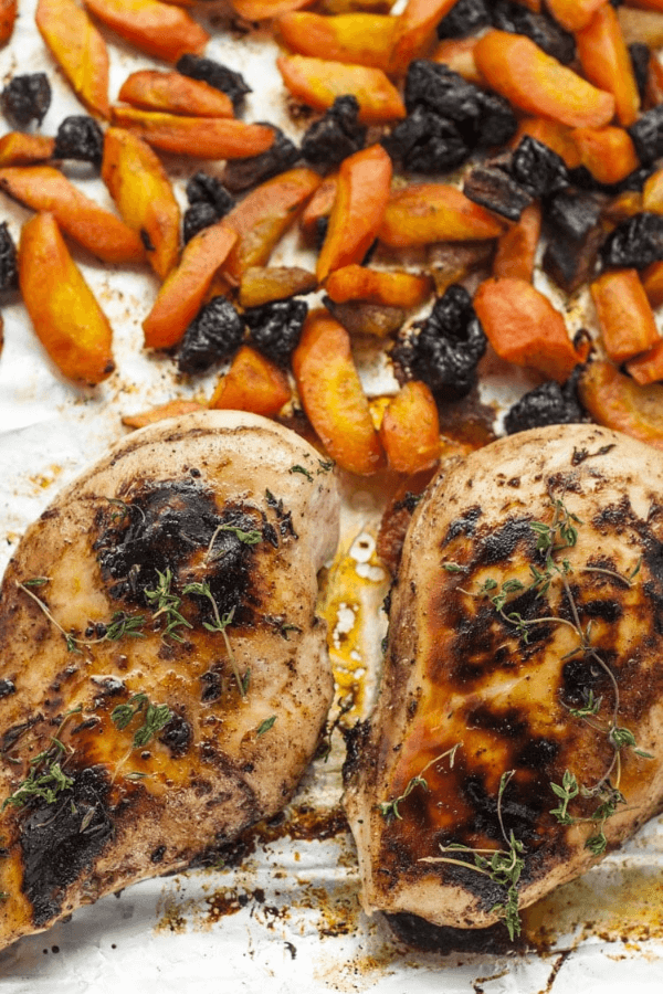 Honey Roasted Chicken and Carrots