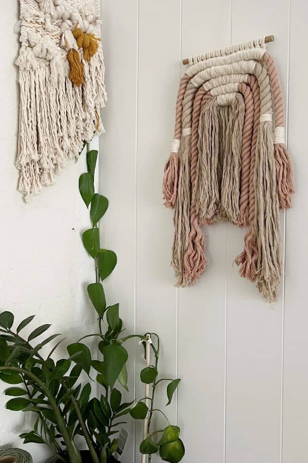 LAYERED MACRAME WALL HANGING