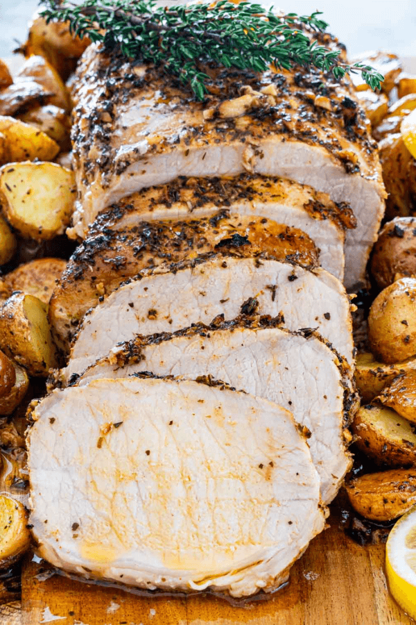 Lemon Garlic Pork Tenderloin