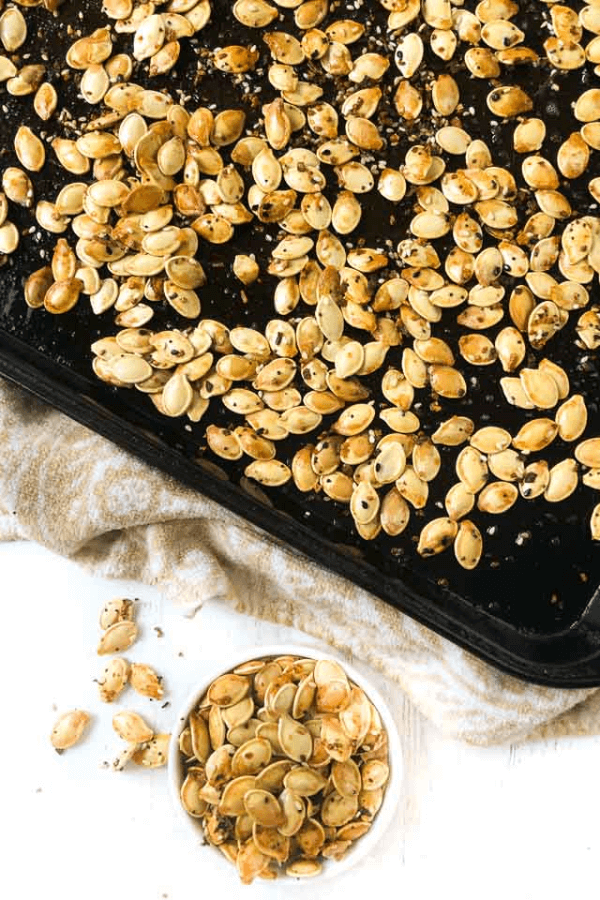 Low Carb Pumpkin Seeds Roasted Everything Spice