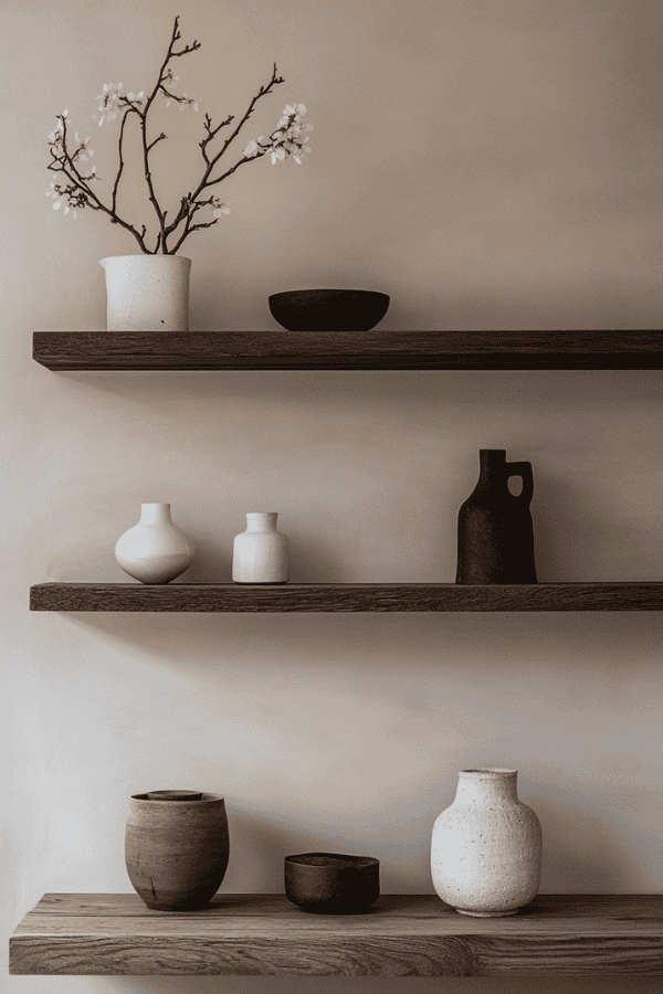 Minimalist shelving