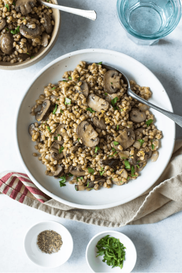 Mushroom Barley Pilaf