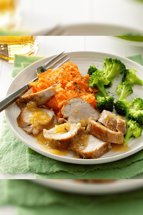 Pineapple Glazed Pork Tenderloin