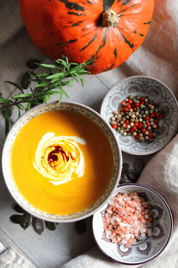 Roasted Low Carb Pumpkin Soup