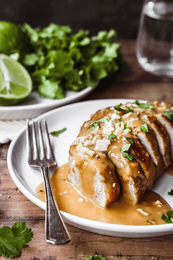 Thai Peanut Pork Tenderloin