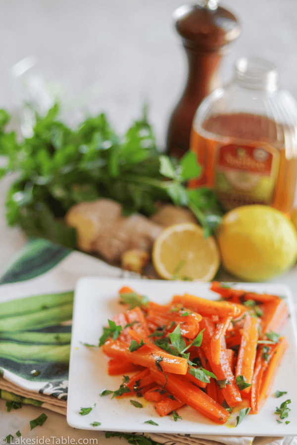 Turmeric Honey Glazed Carrots