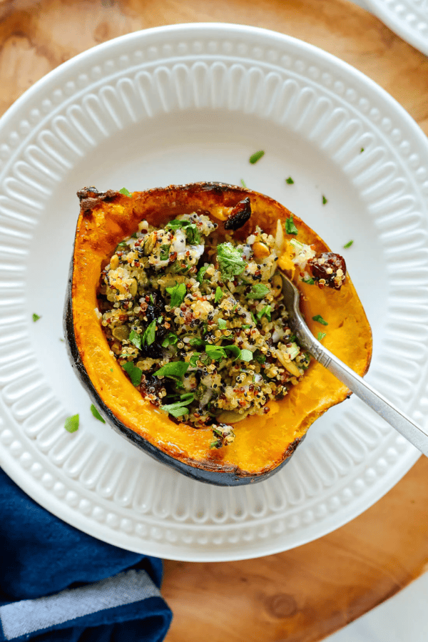 Vegetarian Stuffed Acorn Squash