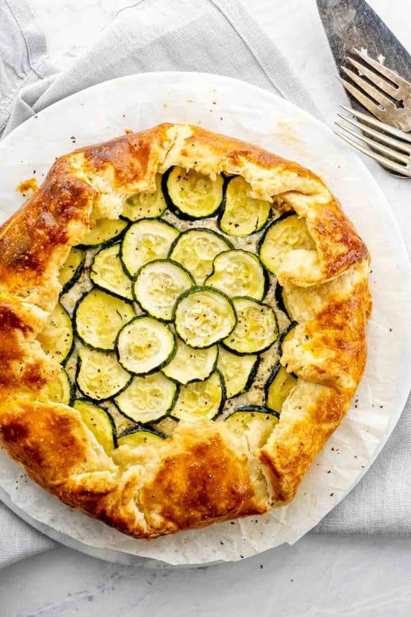 ZUCCHINI AND RICOTTA GALETTE