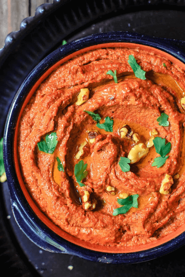 Muhammara (Roasted Red Pepper Dip)