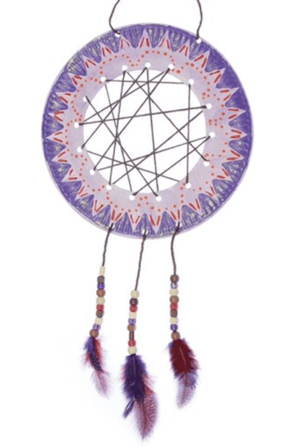 Paper Plate Dream Catcher