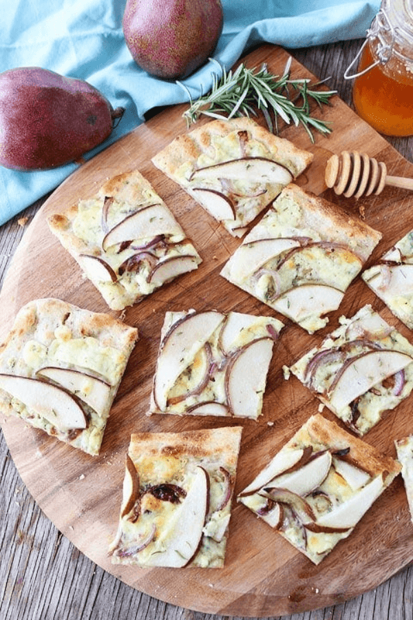 Pear and Blue Cheese Flatbread