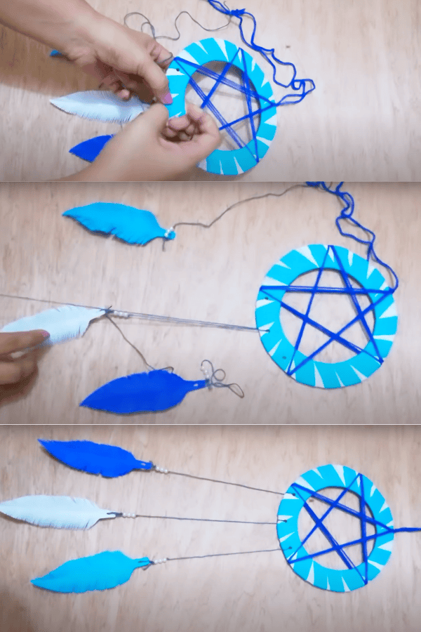 Recycled Carton Dream Catcher