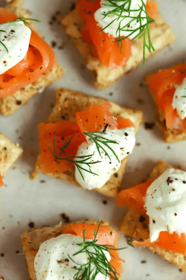 Smoked Salmon Canapés