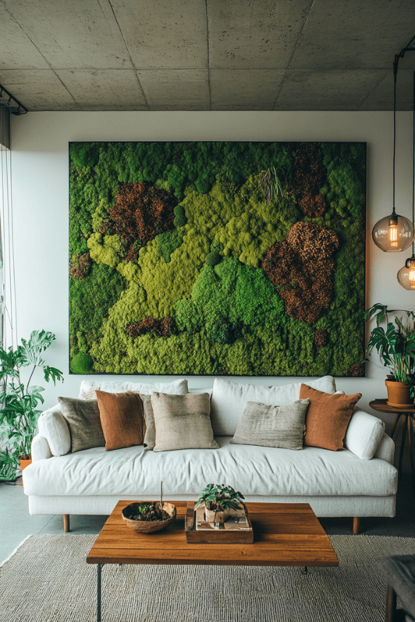 Moss Art Installation