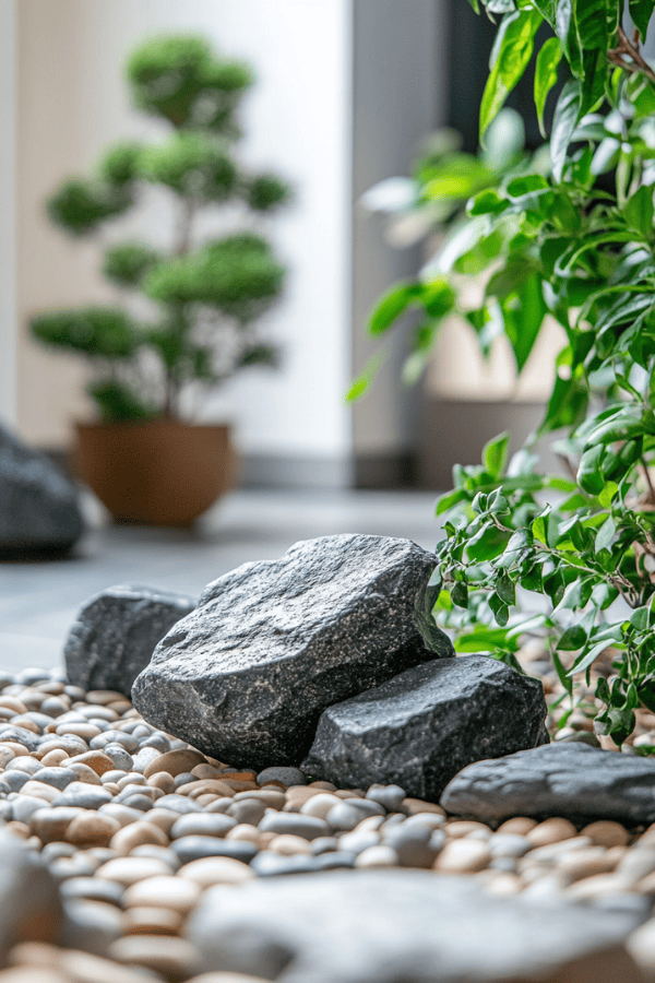 Rock garden corners