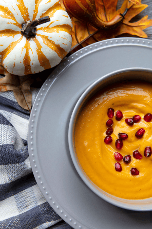 Holiday Spiced Roasted Butternut Squash Soup