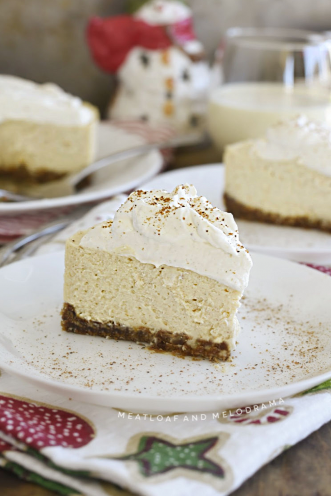 Instant Pot Eggnog Cheesecake