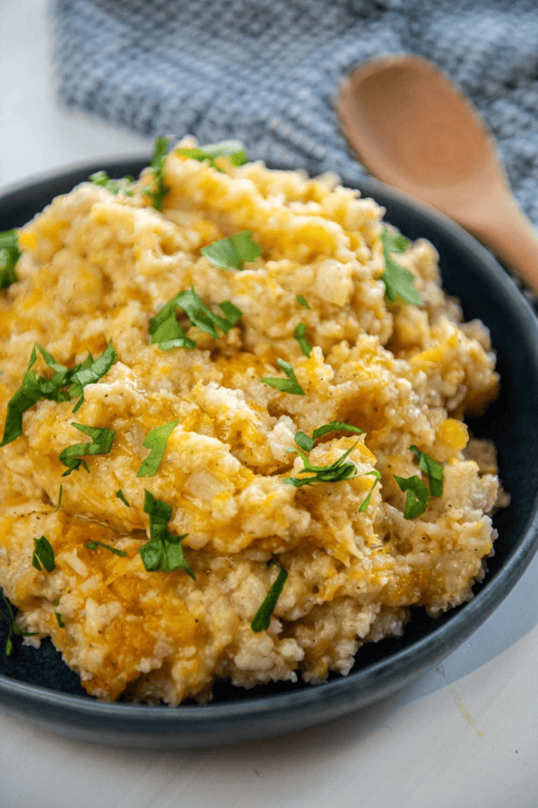 Slow Cooker Butternut Squash Risotto