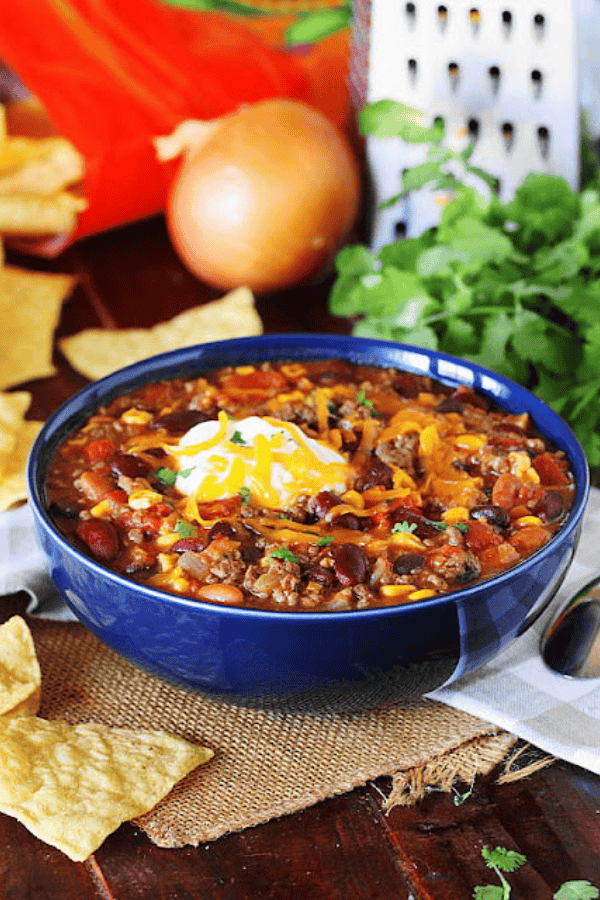 Ground Beef Taco Soup