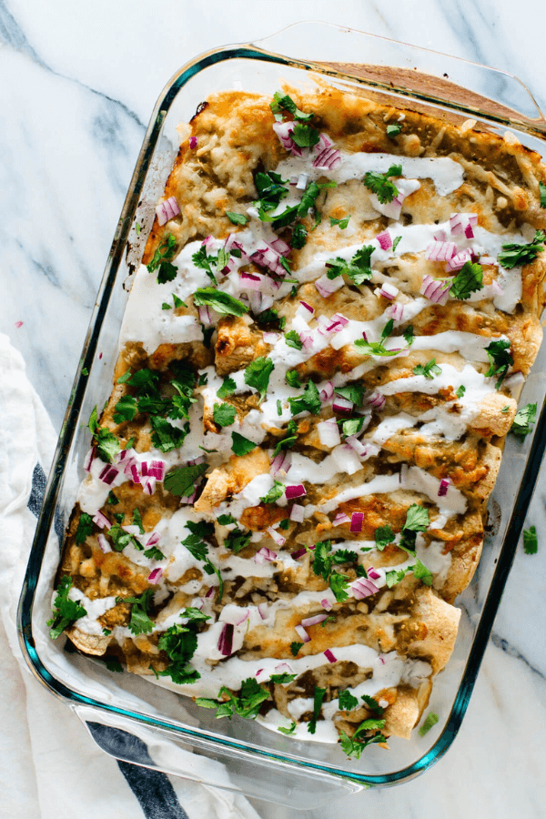 Black Bean and Sweet Potato Enchiladas