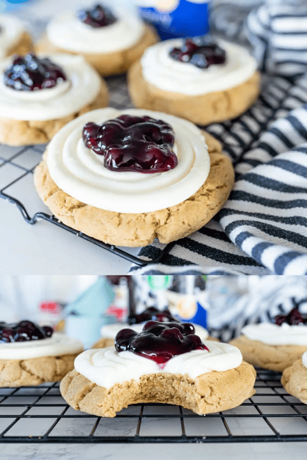 Blueberry Cheesecake Cookies