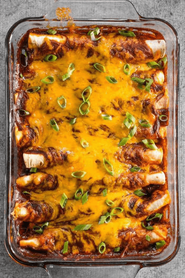 Chorizo and Sweet Potato Enchiladas