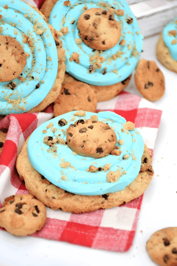 Crumbl Blue Monster Cookie