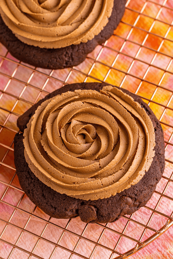 Crumbl Chocolate Cake Cookies