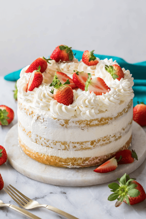 Strawberry Shortcake Cake