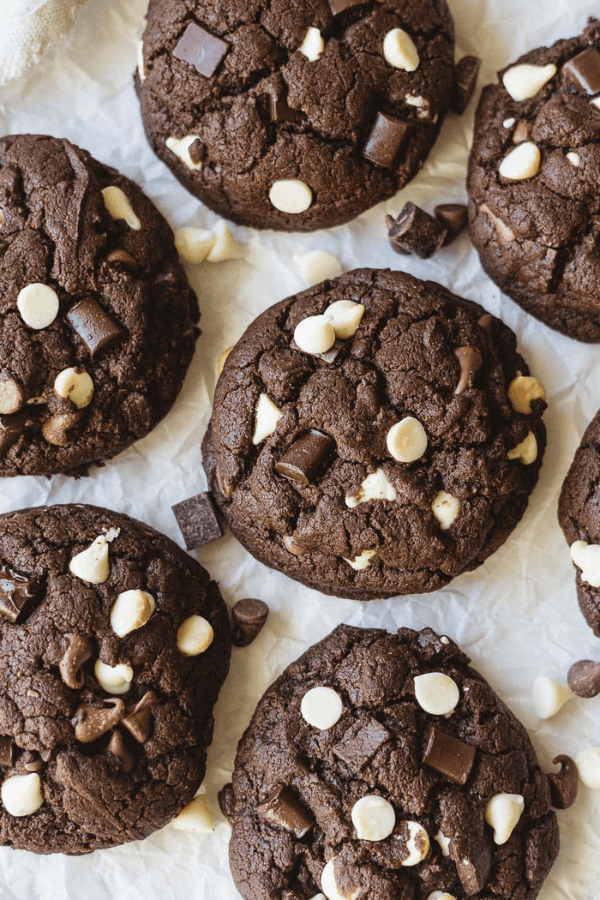 Triple Chocolate Cookies